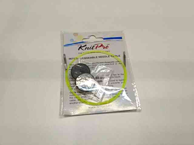 Кабель для круговых спиц зеленый 60см KnitPro 10633