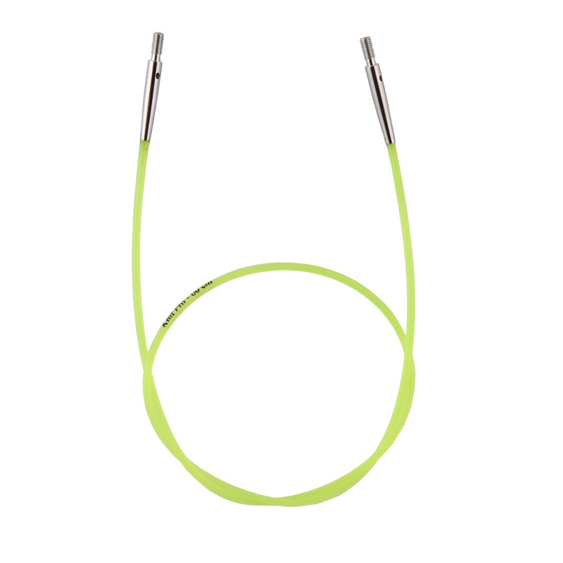 Кабель для круговых спиц зеленый 60см KnitPro 10633