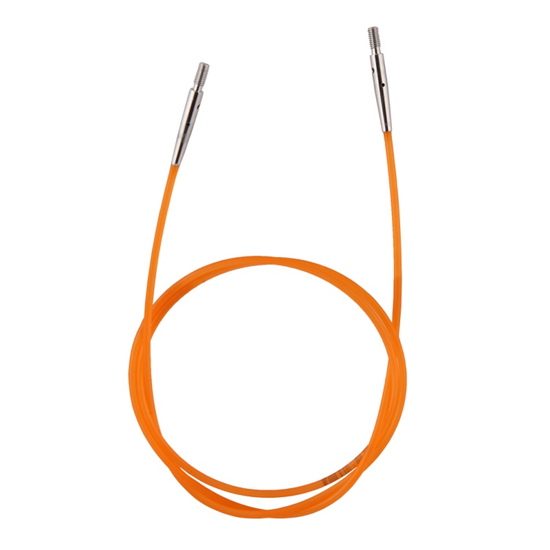 Кабель для круговых спиц оранжевый 80см KnitPro 10634