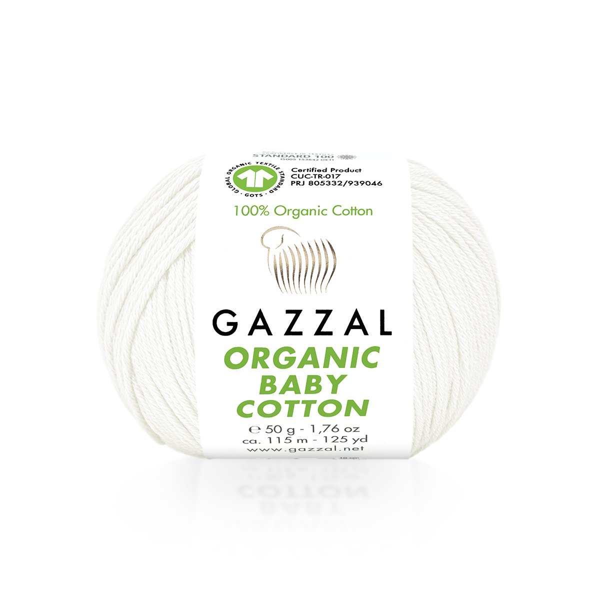 Пряжа Gazzal Organic Baby Cotton 415