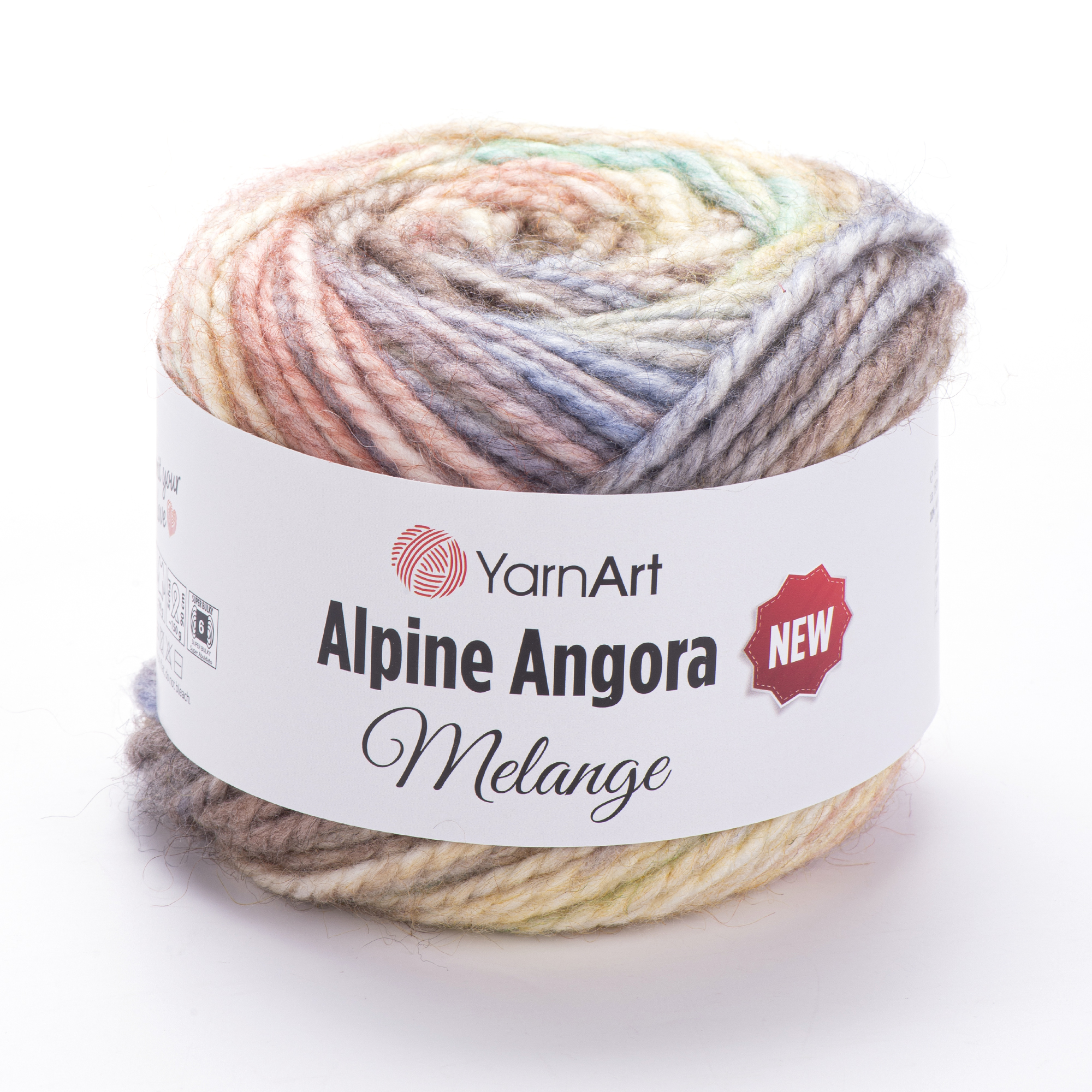 Пряжа YarnArt Alpine Angora Melange New 6405