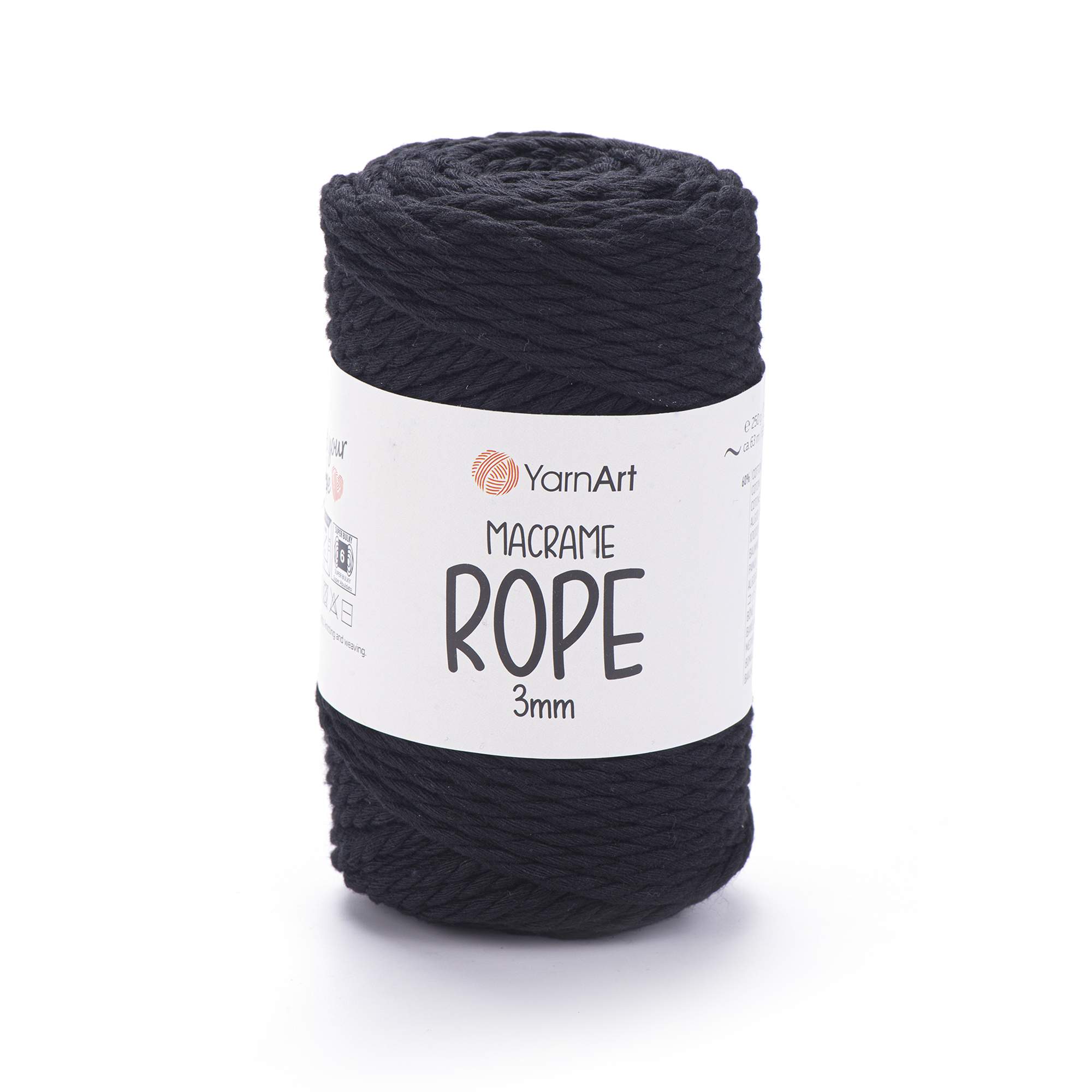Пряжа YarnArt Macrame Cord 3mm 750
