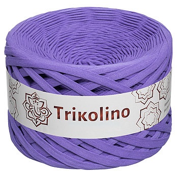 Пряжа трикотажная 7-9 мм "Trikolino" 100м. Лиловый бриз
