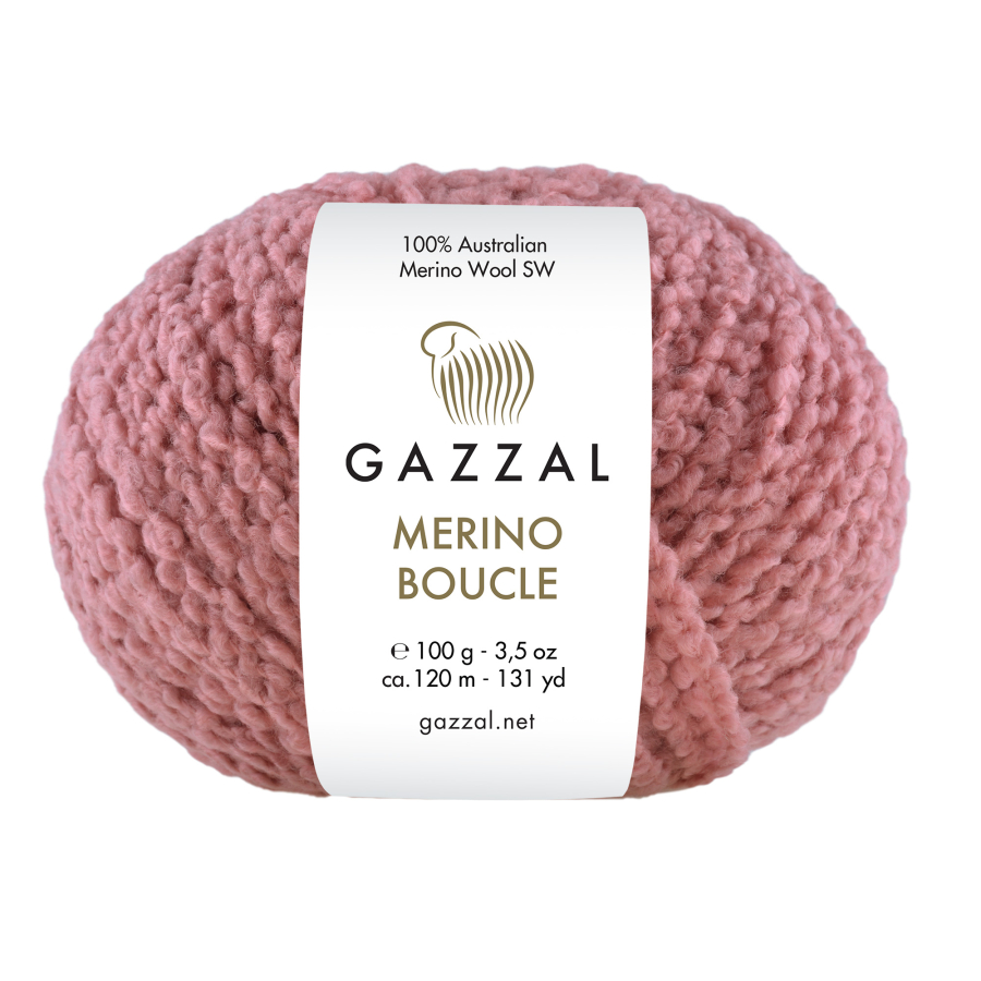 Пряжа Gazzal Merino Boucle 3768