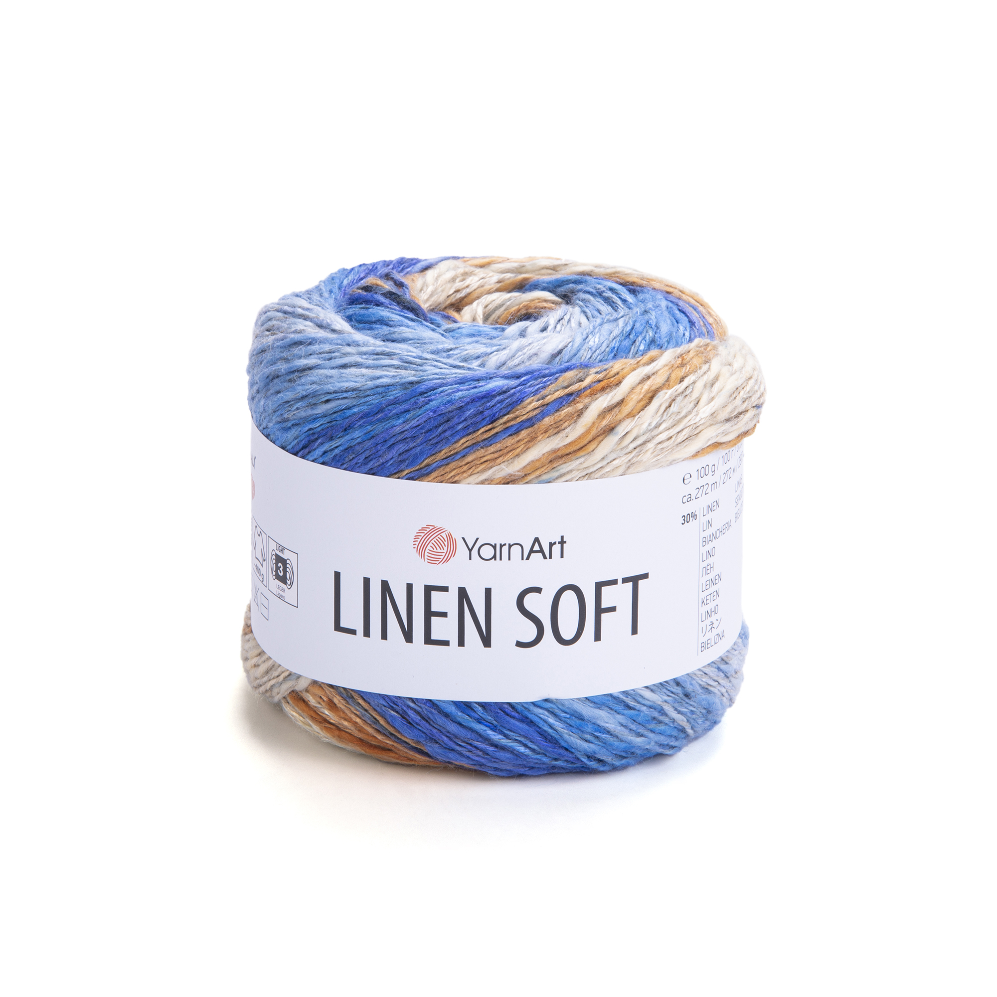 Пряжа YarnArt Linen Soft 7411