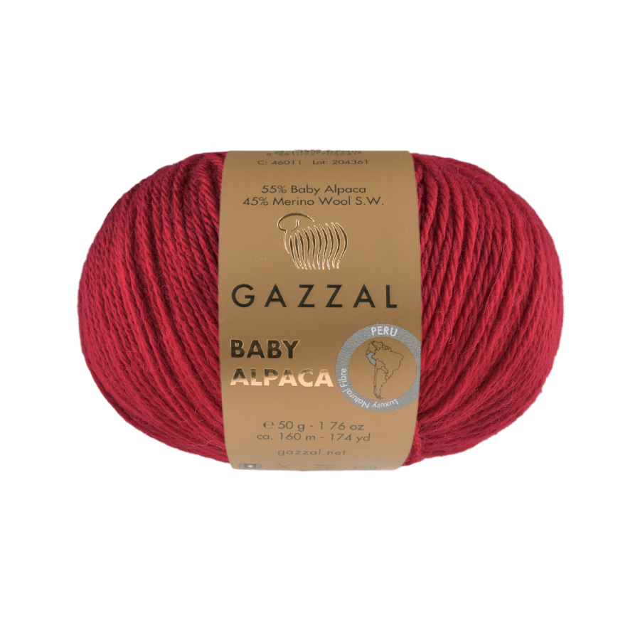Пряжа Gazzal Baby Alpaca 46035