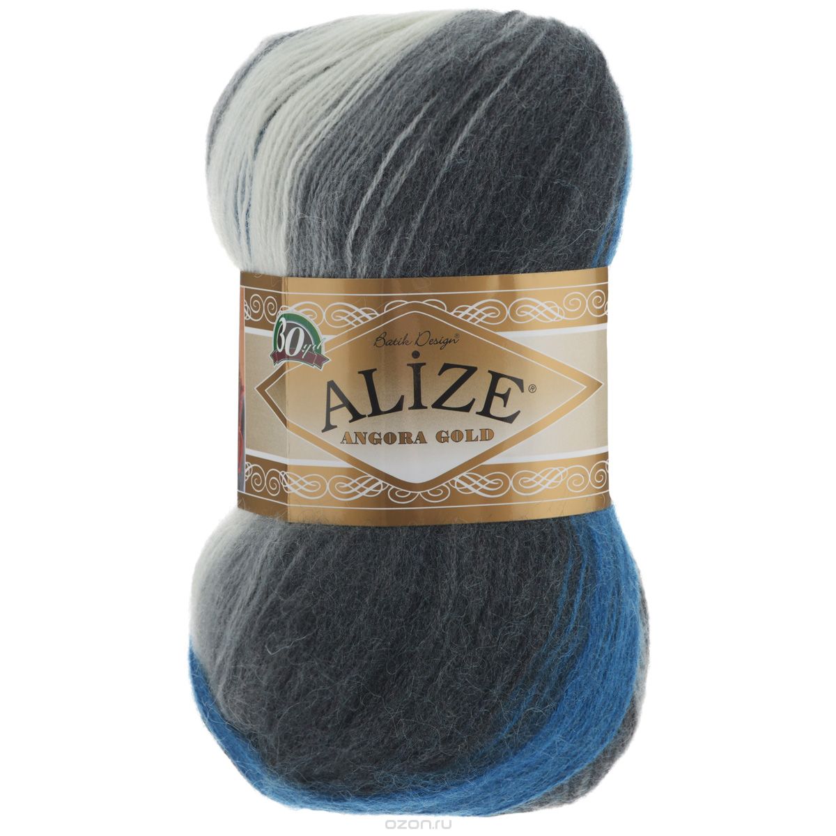 Пряжа Alize Angora Gold Batik 4200