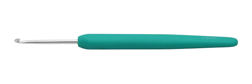 Крючок 2,5мм 13см с ручкой Waves Jade KnitPro 30903