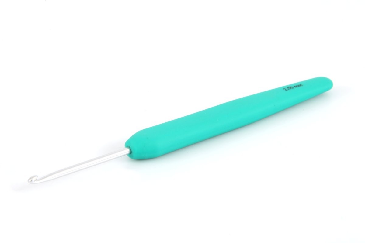 Крючок 2,5мм 13см с ручкой Waves Jade KnitPro 30903