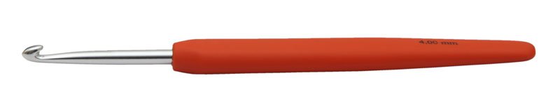 Крючок 4мм 13см с ручкой Waves Tangerine KnitPro 30909