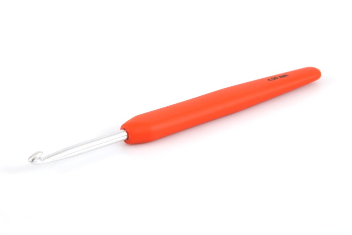 Крючок 4мм 13см с ручкой Waves Tangerine KnitPro 30909