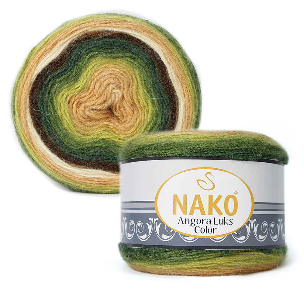 Пряжа Nako Angora Luks Color 81905