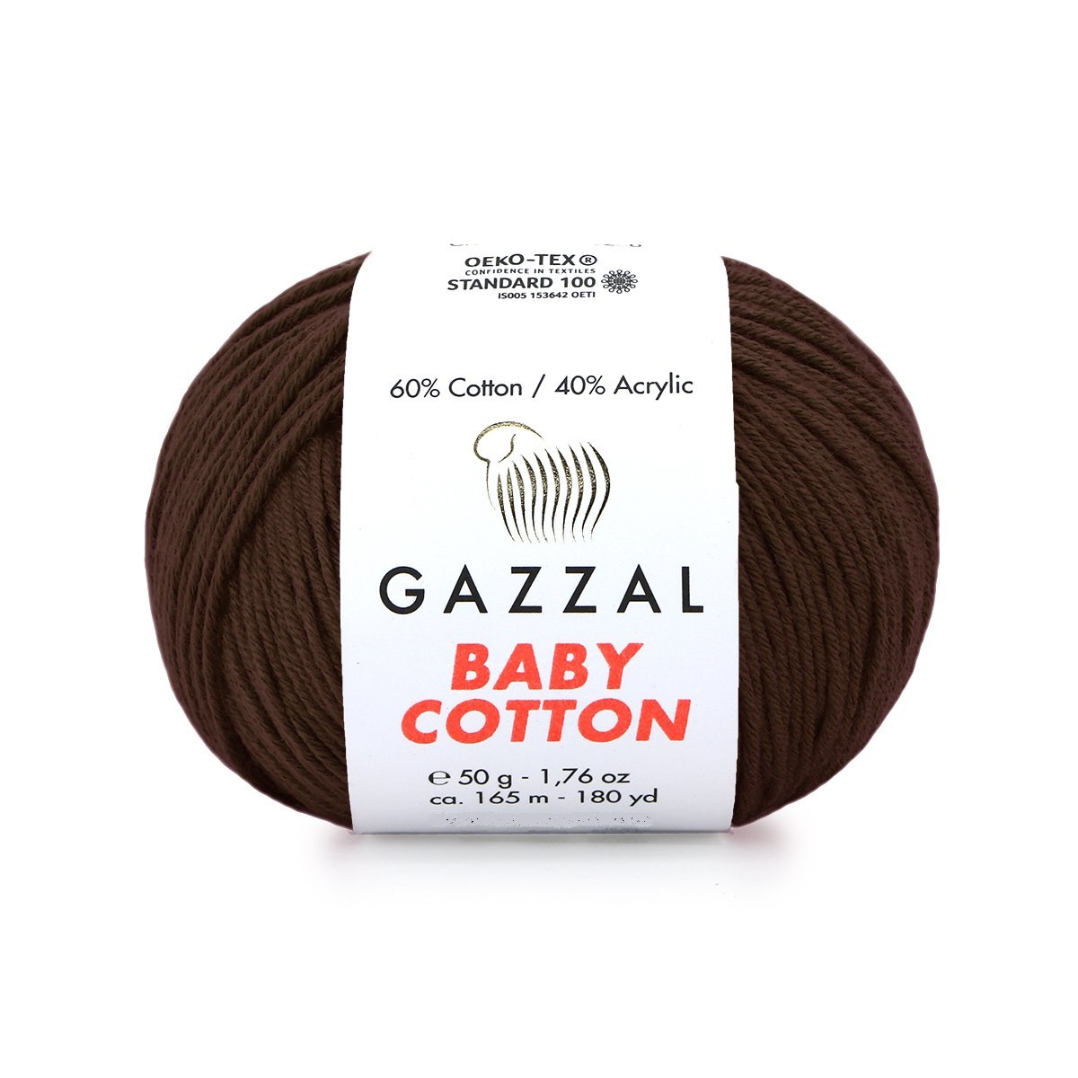 Пряжа Gazzal BabyCotton 25 цвет 3436