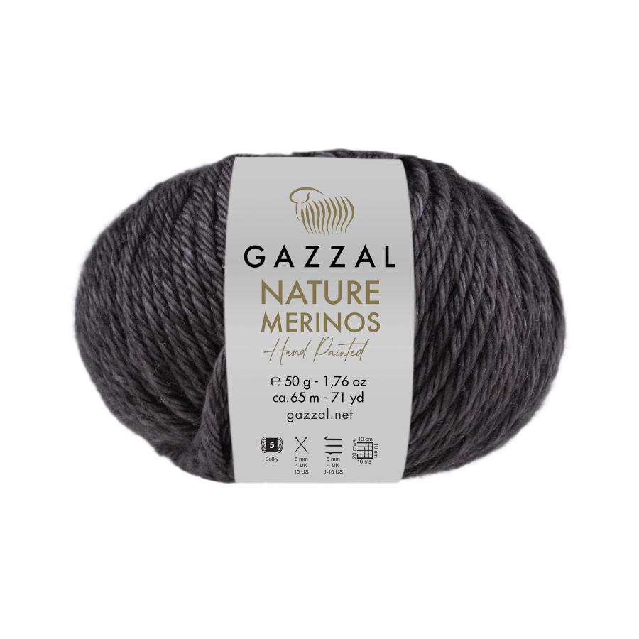 Пряжа Gazzal Nature Merinos 8308