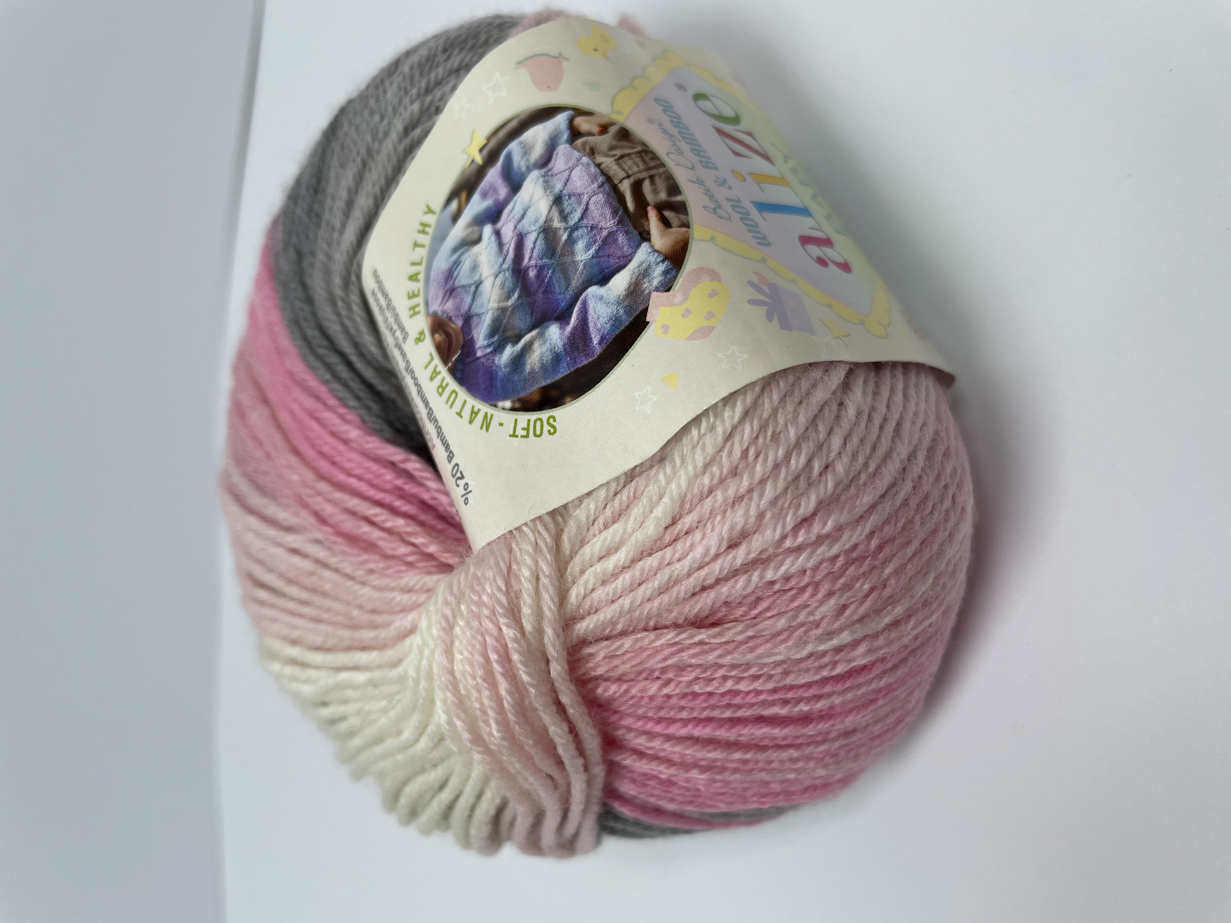 Пряжа Alize Baby Wool Batik 3245