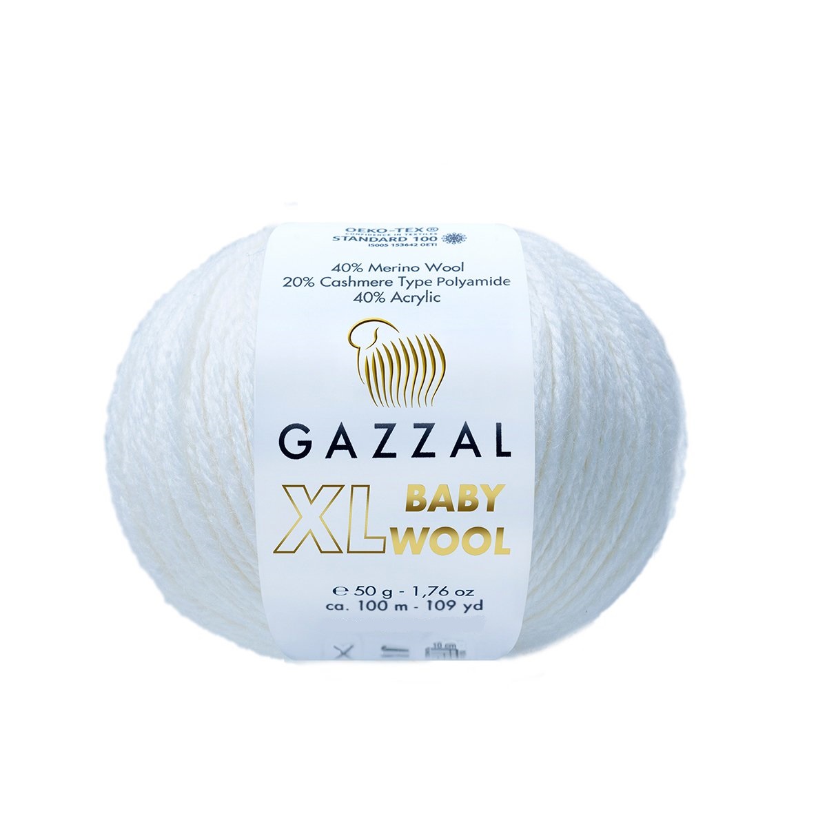 Пряжа Gazzal Baby Wool XL 801