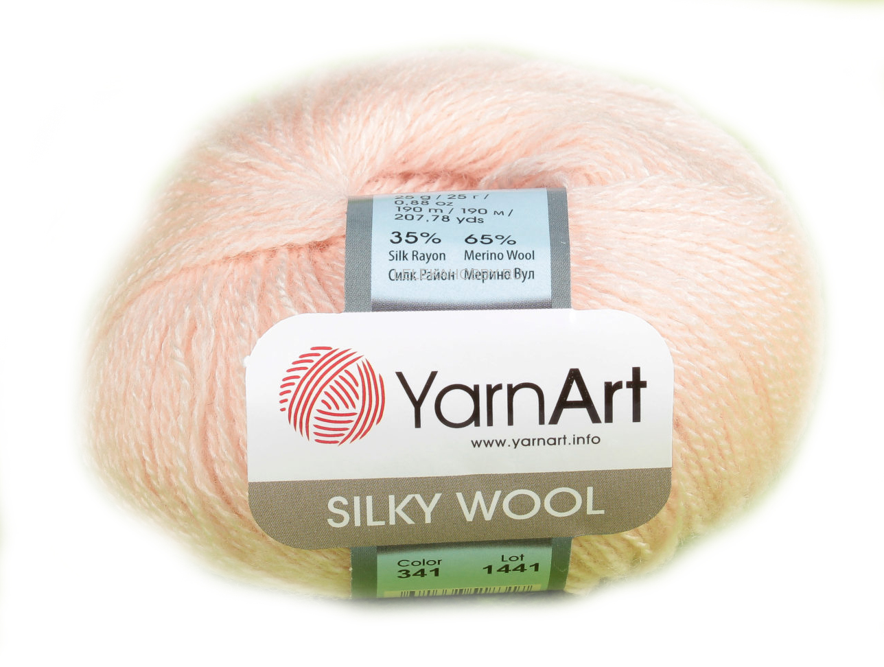 Пряжа YarnArt Silky Wool 341