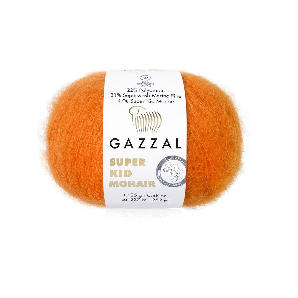Пряжа Gazzal Super Kid Mohair 64429