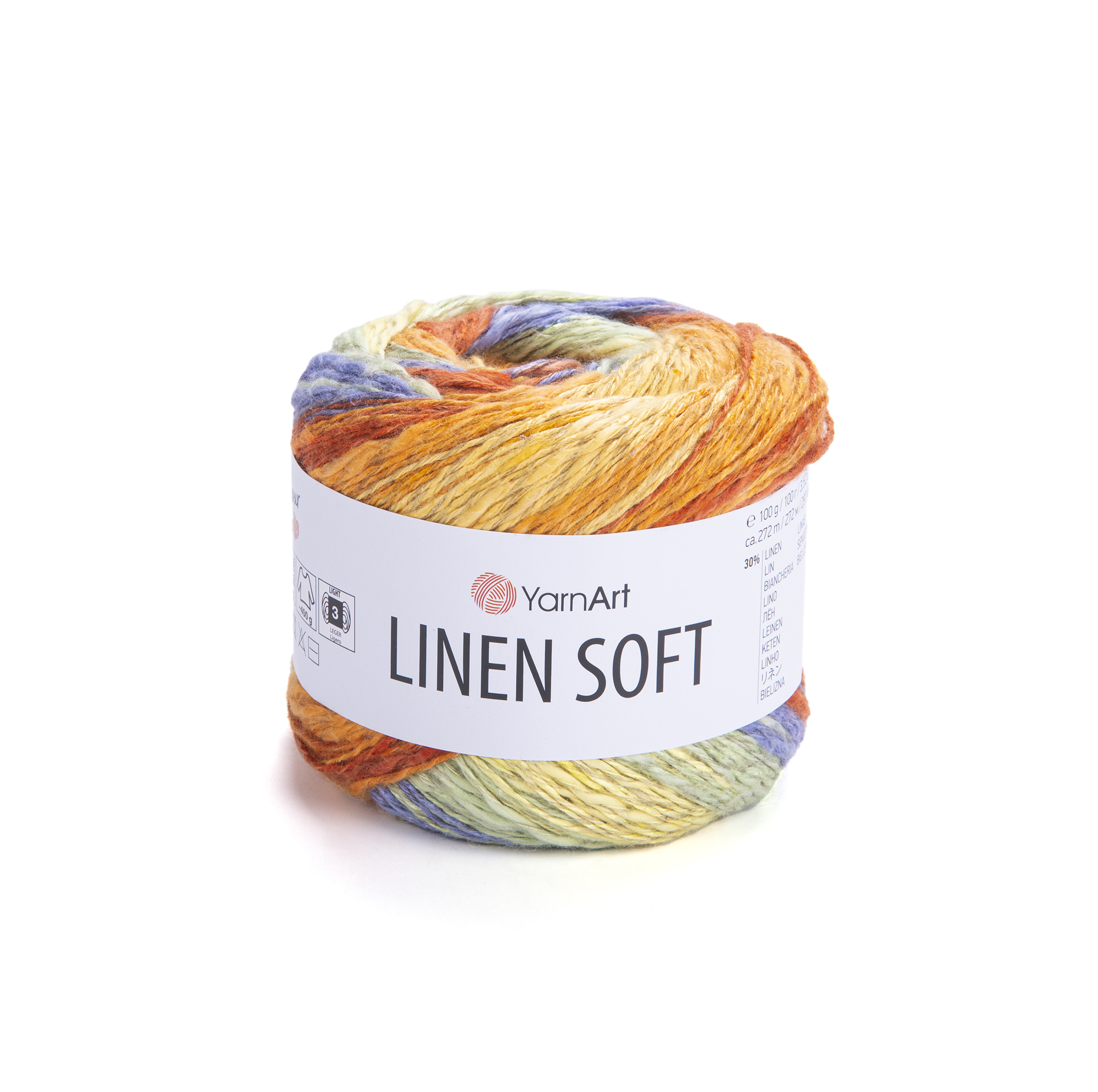 Пряжа YarnArt Linen Soft 7412