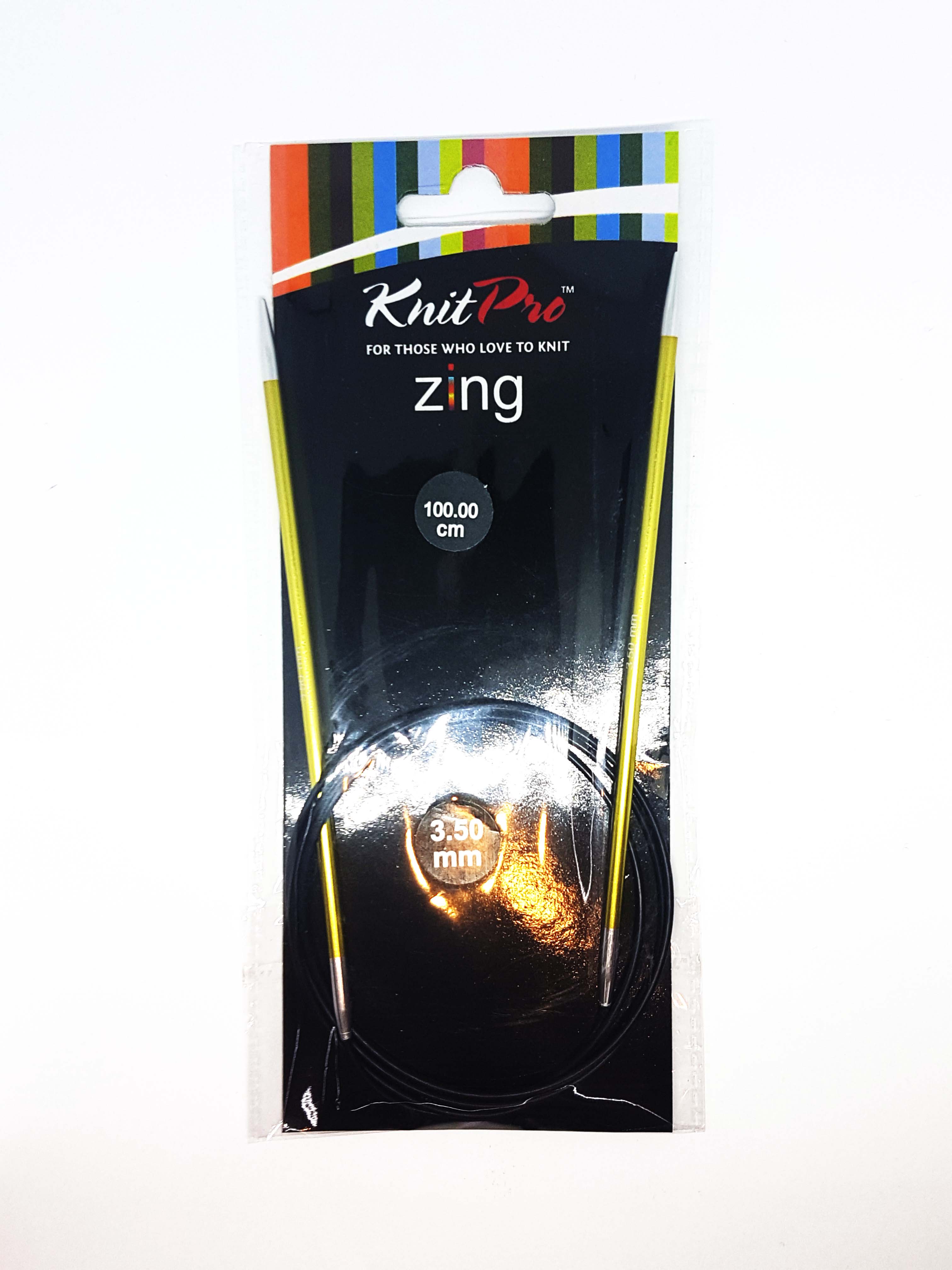 Спиці кругові 3,5мм 100см Zing KnitPro 47157