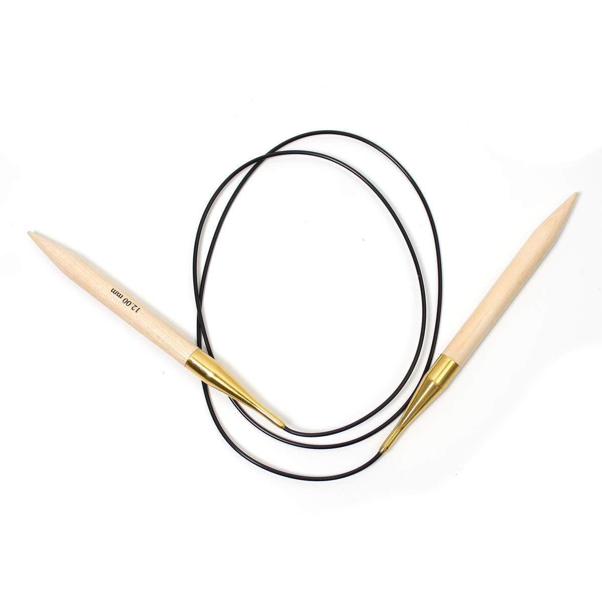 Спиці кругові 12мм 120см Basix Birch Wood KnitPro 35358