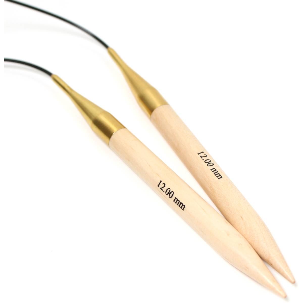 Спиці кругові 12мм 120см Basix Birch Wood KnitPro 35358