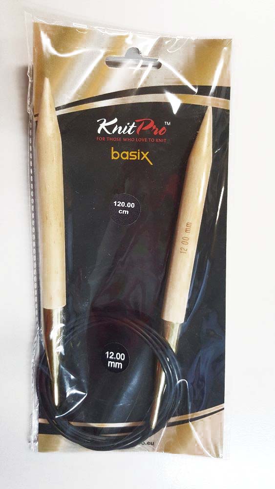 Спиці кругові 12мм 120см Basix Birch Wood KnitPro 35358