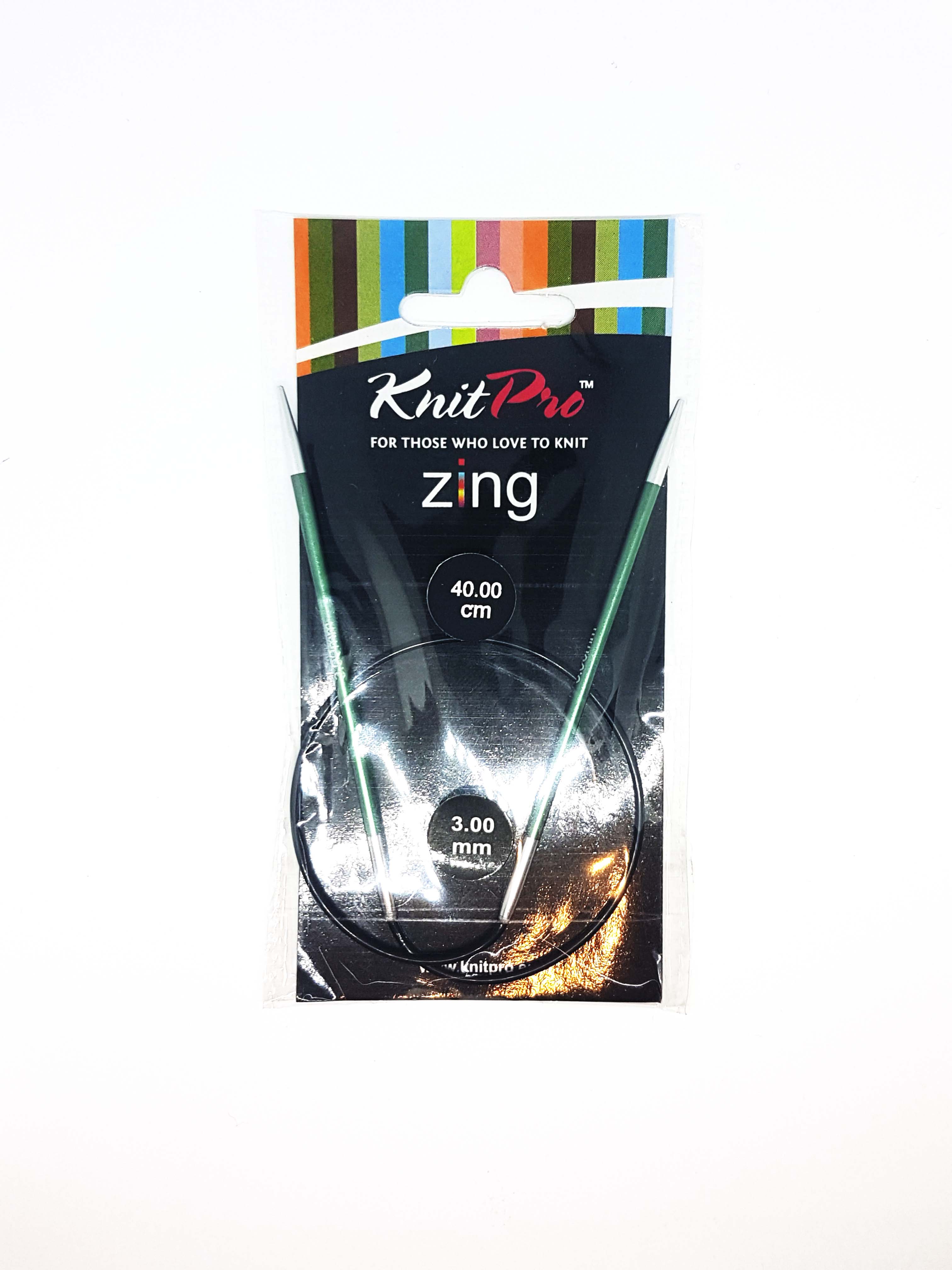 Спиці кругові 3мм 40см Zing KnitPro 47065