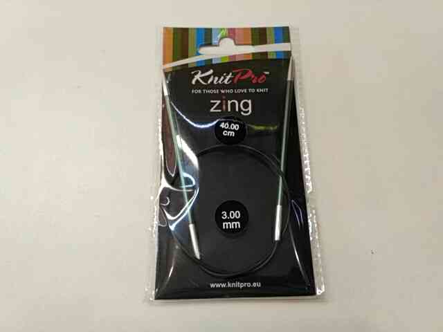 Спиці кругові 3мм 40см Zing KnitPro 47065