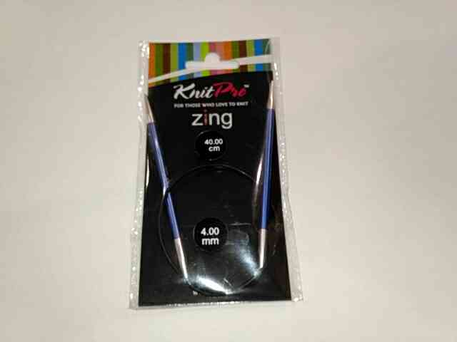 Спиці кругові 5мм 40см Zing KnitPro 47071