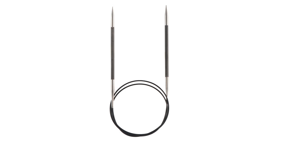Спиці кругові 5мм 60см Karbonz KnitPro 41170