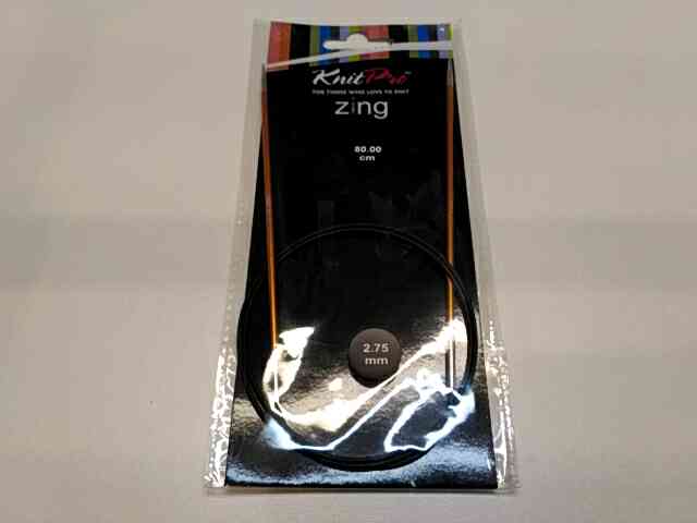 Спиці кругові 2,75мм 80см Zing KnitPro 47124