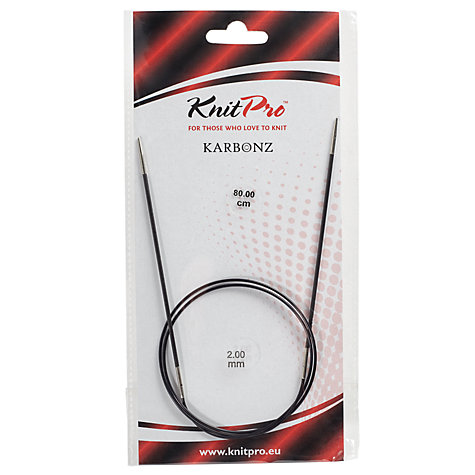 Спиці кругові 2мм 80см Karbonz KnitPro 41180