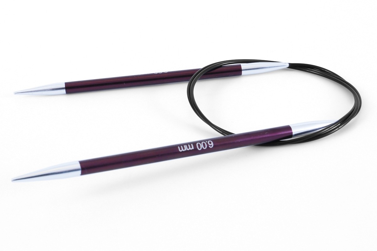 Спиці кругові 6мм 80см Zing KnitPro 47133