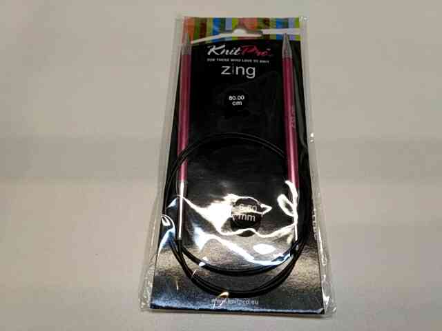 Спиці кругові 6,5мм 80см Zing KnitPro 47134