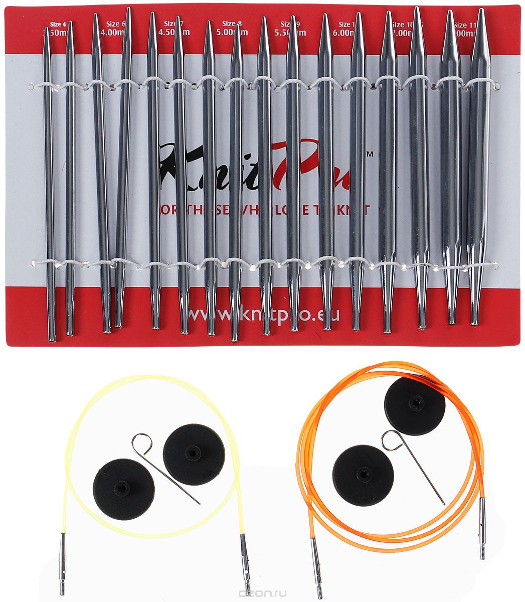 Набір змінних спиць для в'язання "Nova Metal Deluxe Set" KnitPro 10613