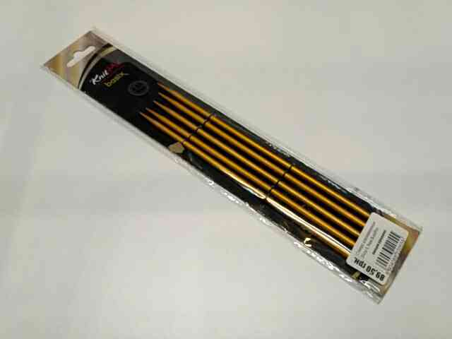 Спицы носочные 4,5мм 20см Basix Aluminium KnitPro 45116