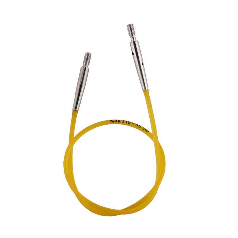 Кабель для круговых спиц 40см желтый KnitPro 10631