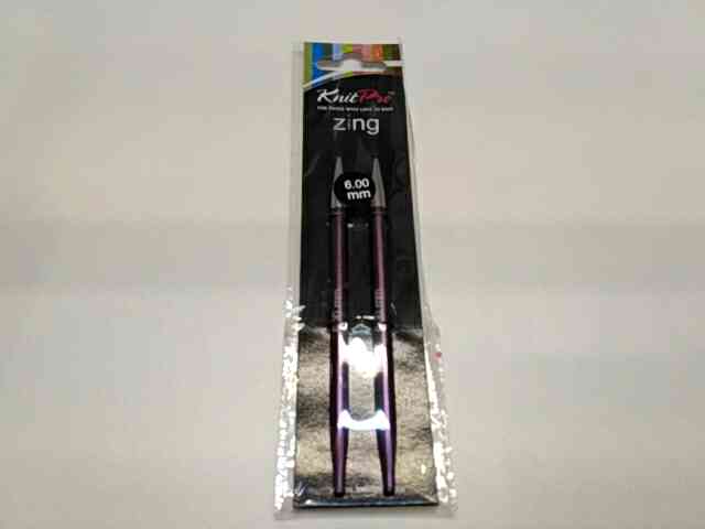 Спицы съемные 6мм Zing KnitPro 47507
