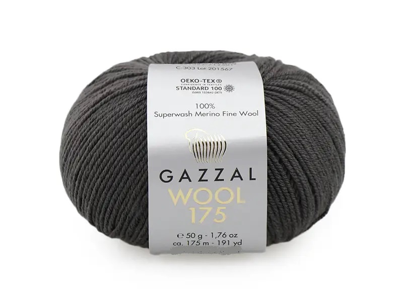 Пряжа Gazzal Wool 175 303