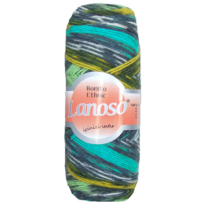 Пряжа Lanoso Bonito Ethnic 1210