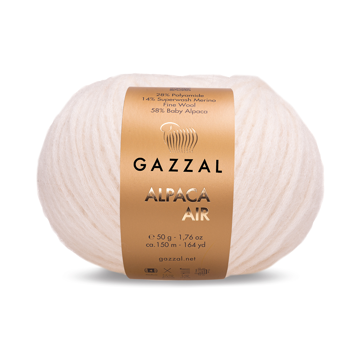 Пряжа Gazzal Alpaca Air 70