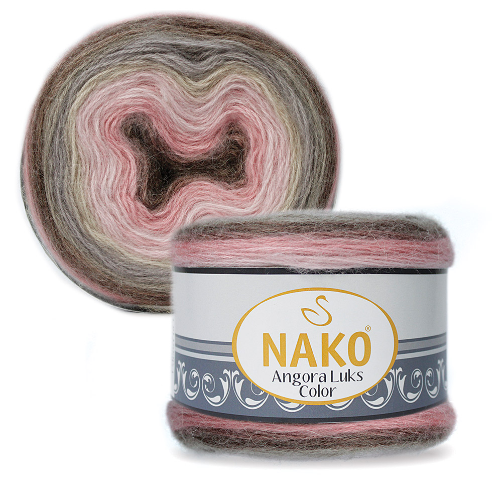 Пряжа Nako Angora Luks Color 81911