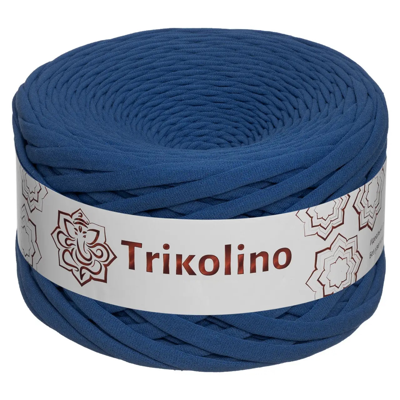 Пряжа трикотажная 7-9 мм "Trikolino" 100м. Джинс
