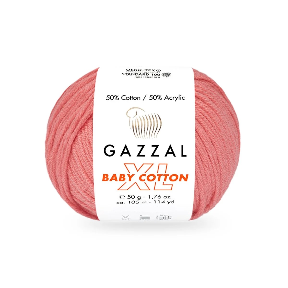 Пряжа Gazzal BabyCotton XL 3435