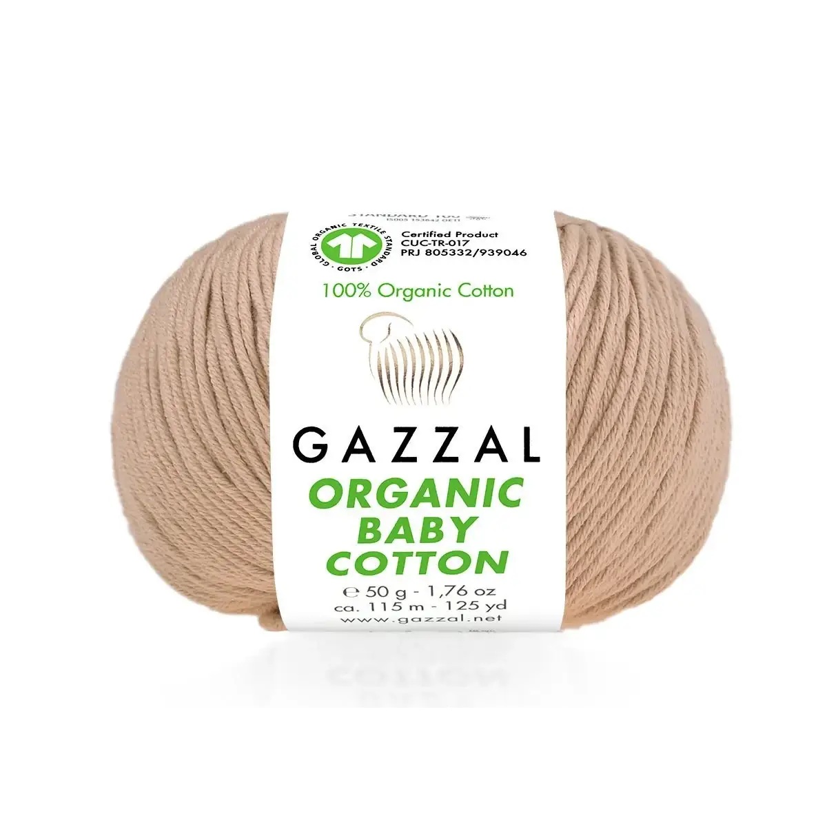 Пряжа Gazzal Organic Baby Cotton 441