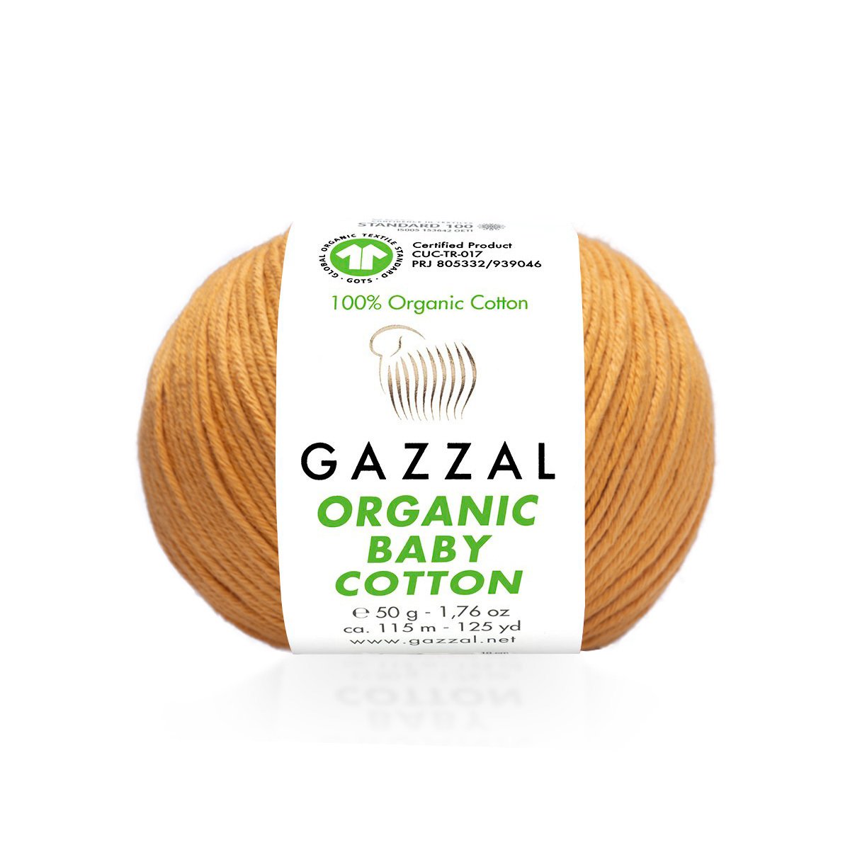 Пряжа Gazzal Organic Baby Cotton 443