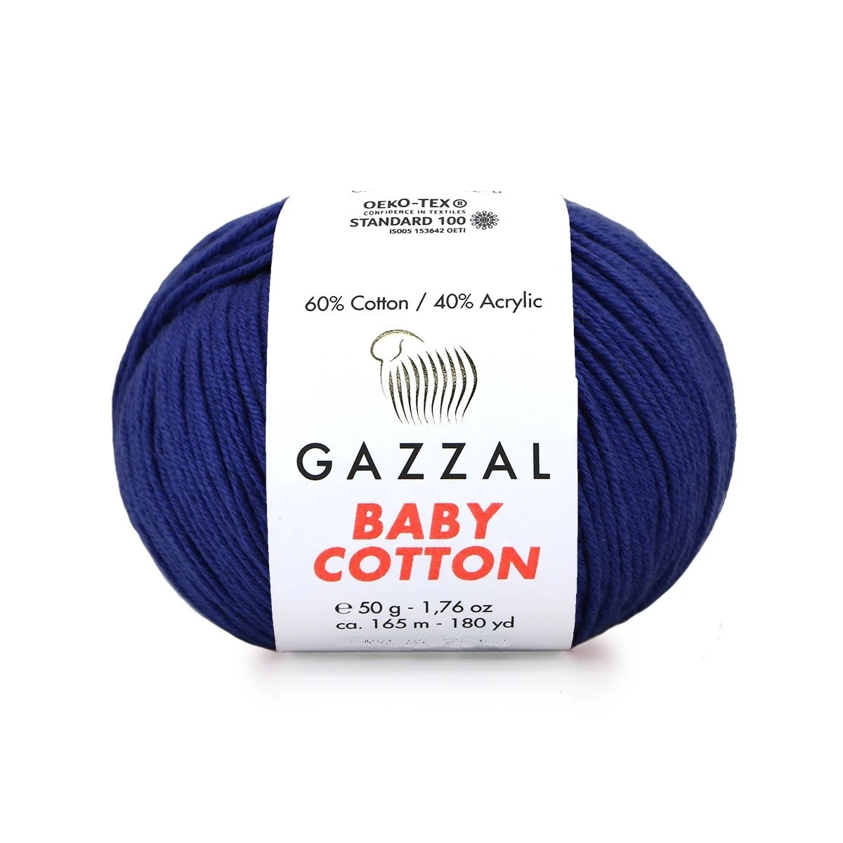Пряжа Gazzal BabyCotton 25 цвет 3438