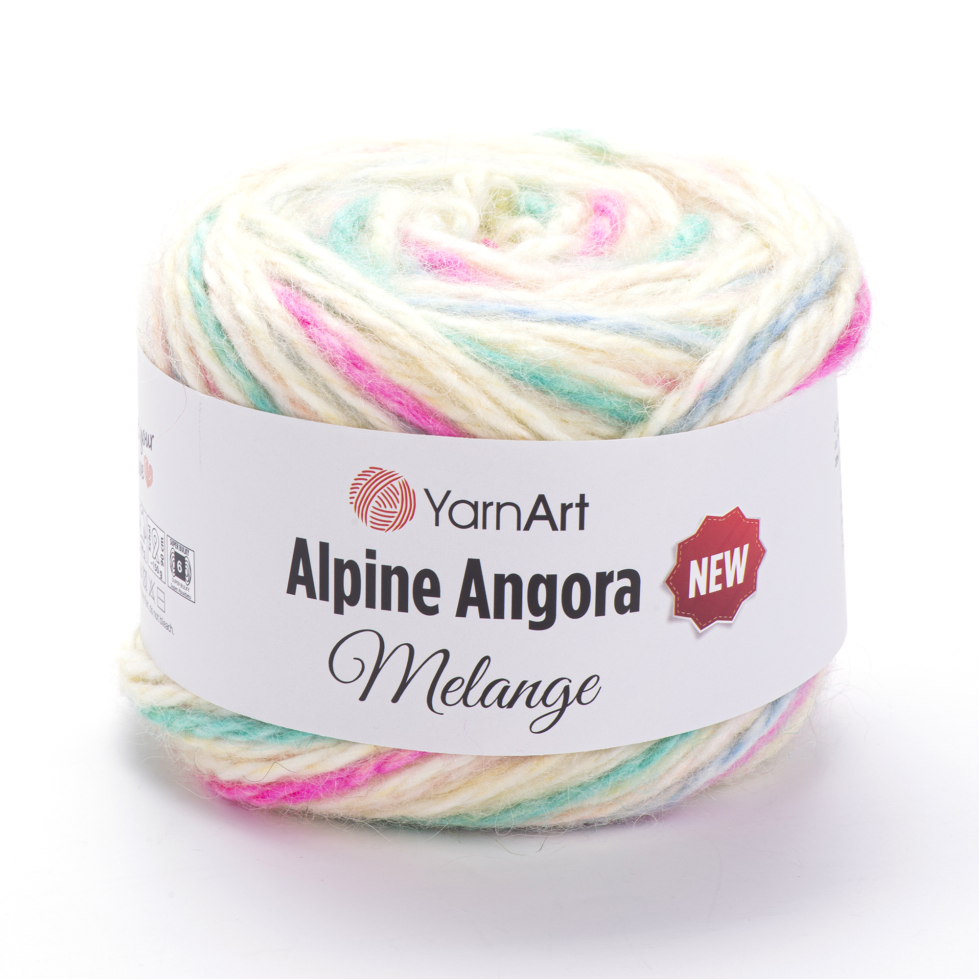 Пряжа YarnArt Alpine Angora Melange New 6407