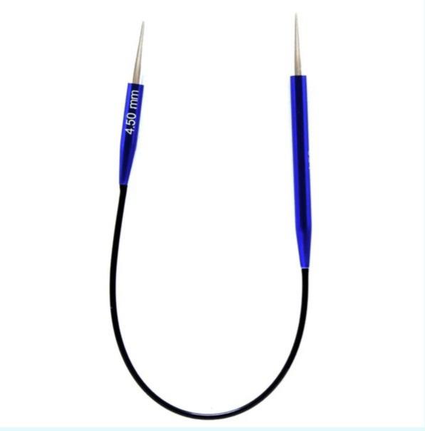 Спиці кругові 4.5мм 25см Zing KnitPro 47059
